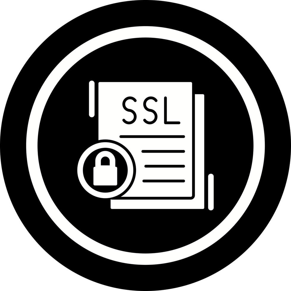 icono de vector de ssl