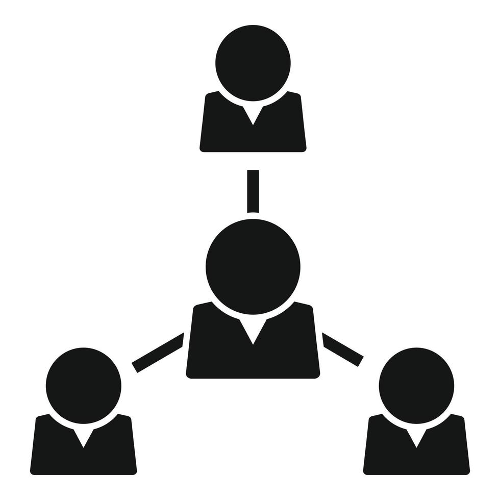 Work team icon simple vector. Human manager vector