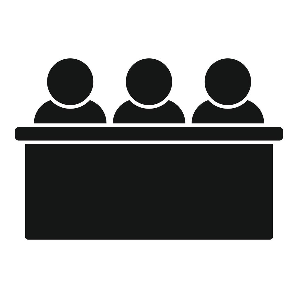Office group icon simple vector. Human work vector