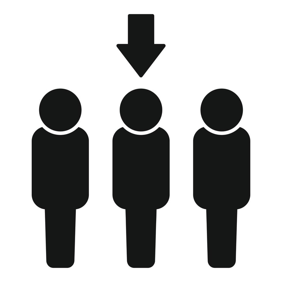 Leader job icon simple vector. Human work vector