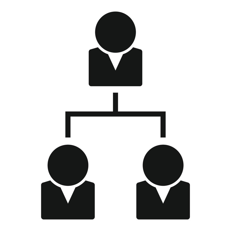 Manager team icon simple vector. Business human vector