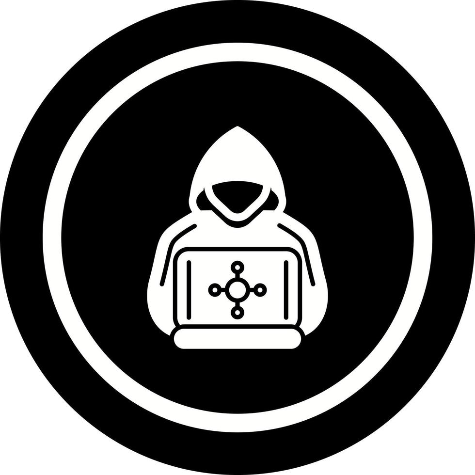 icono de vector de hacker