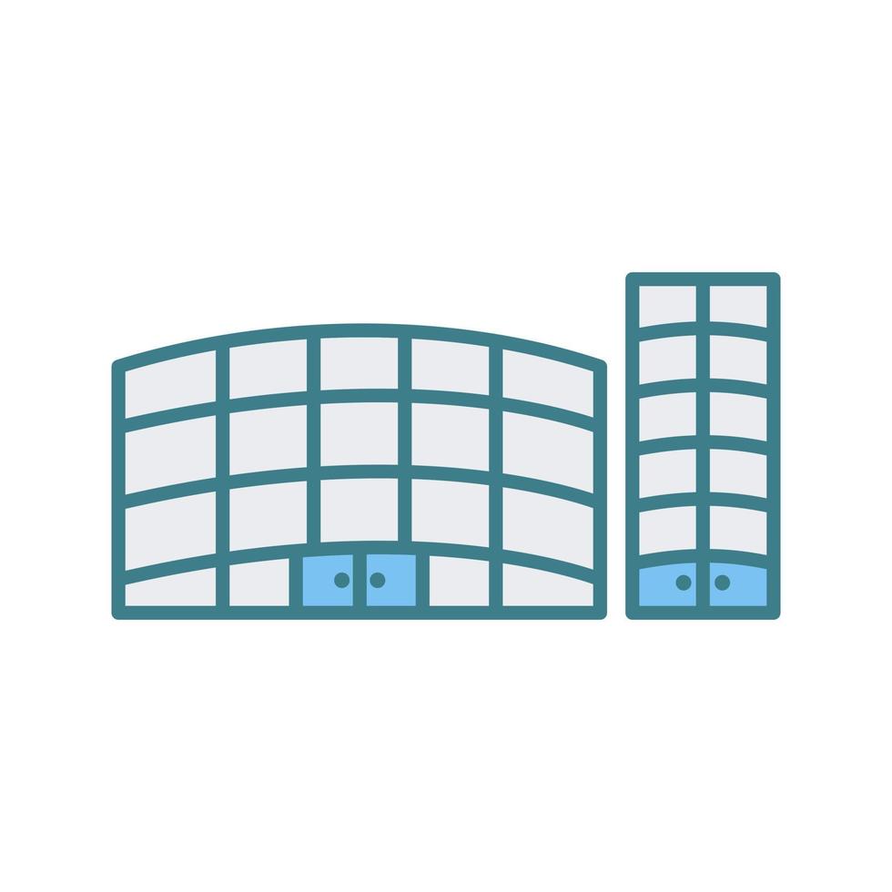 Unique Shopping Mall Vector Icon