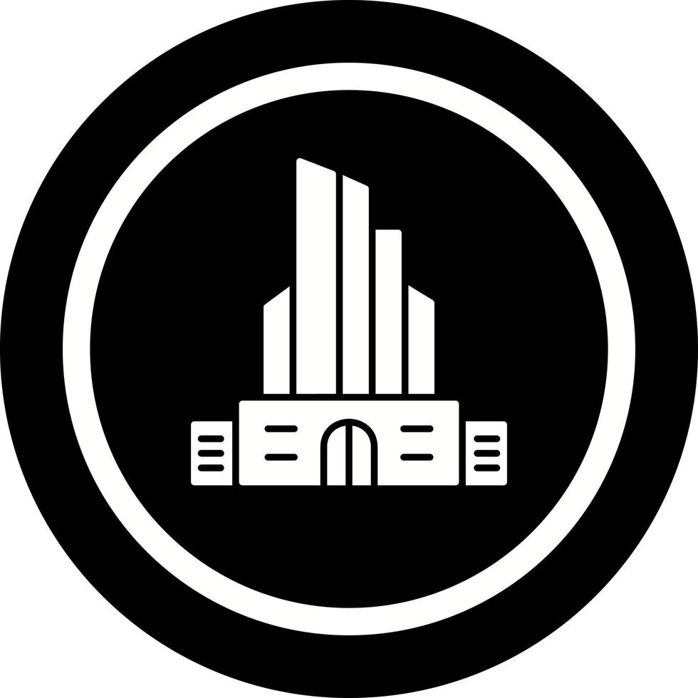 icono de vector de edificio de oficinas