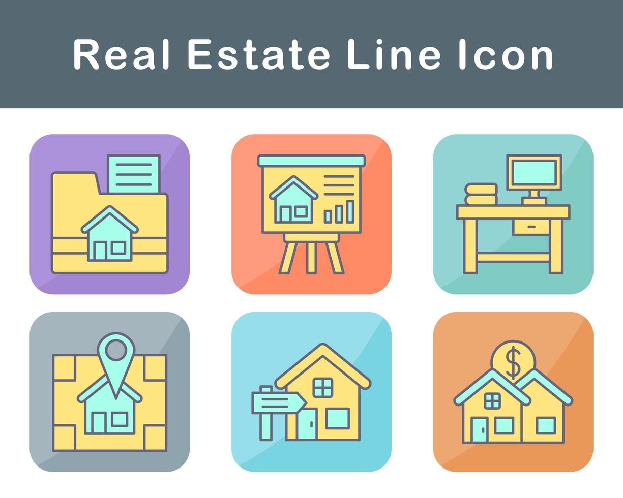 Real Estate Vector Icon Set