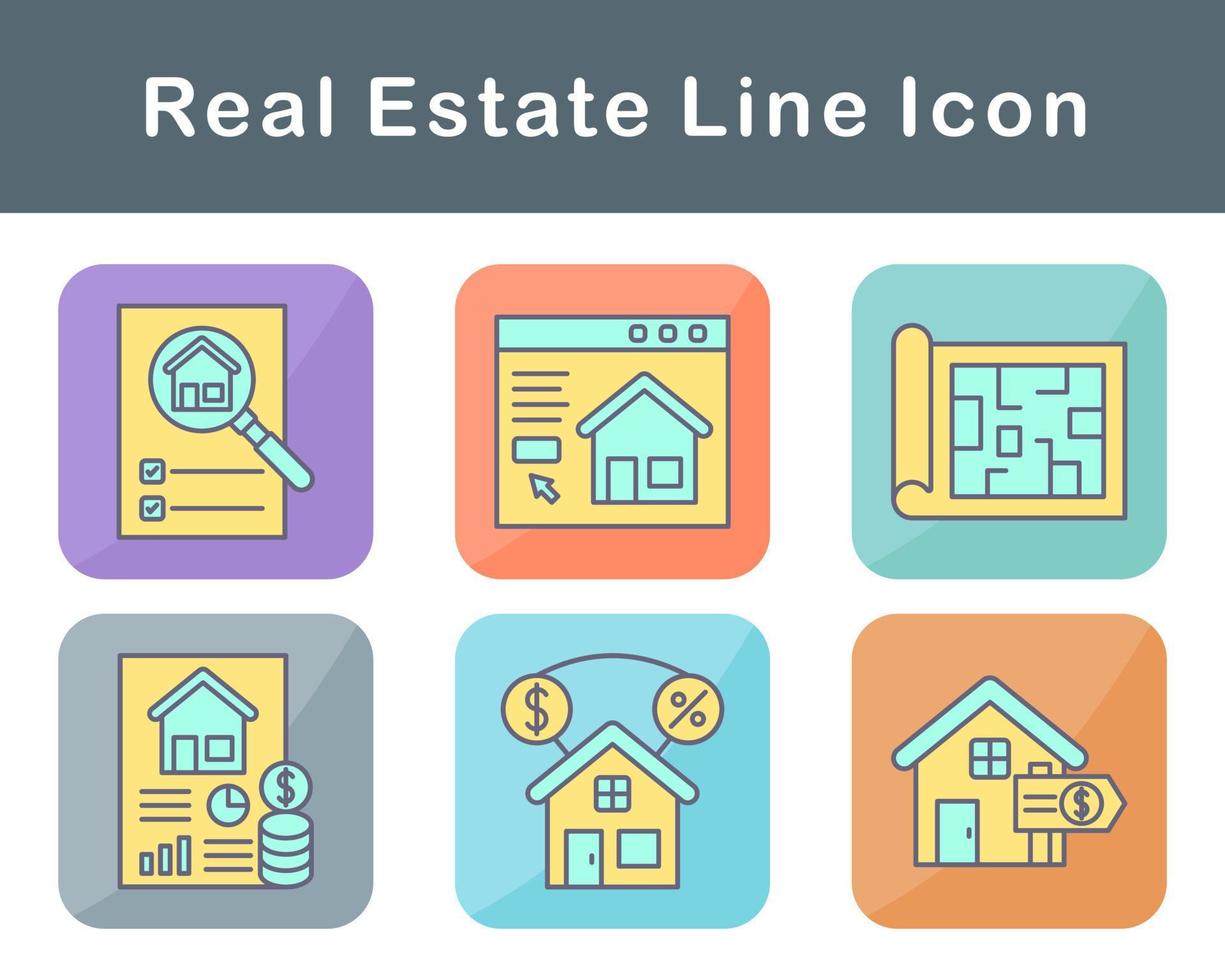 Real Estate Vector Icon Set