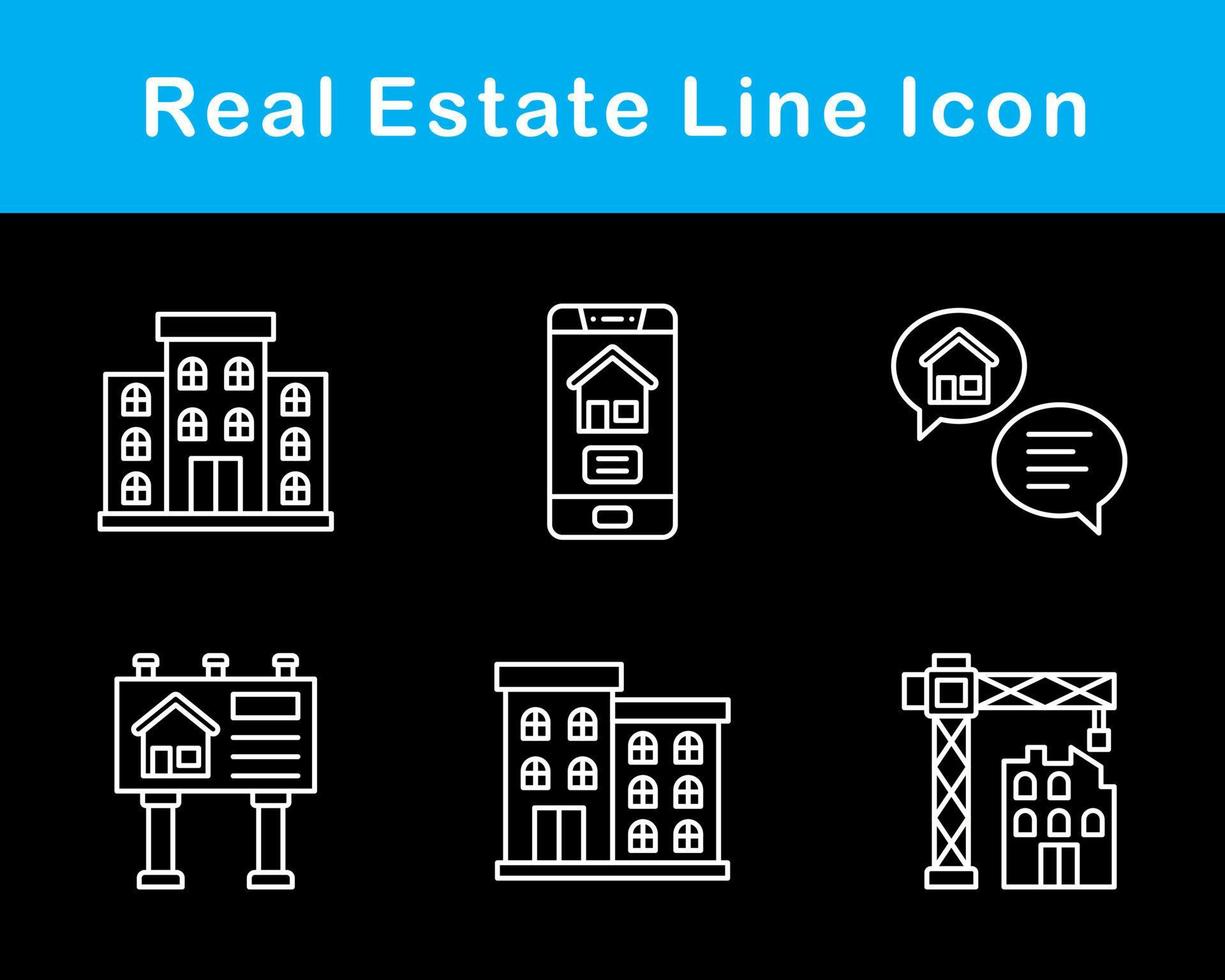 Real Estate Vector Icon Set