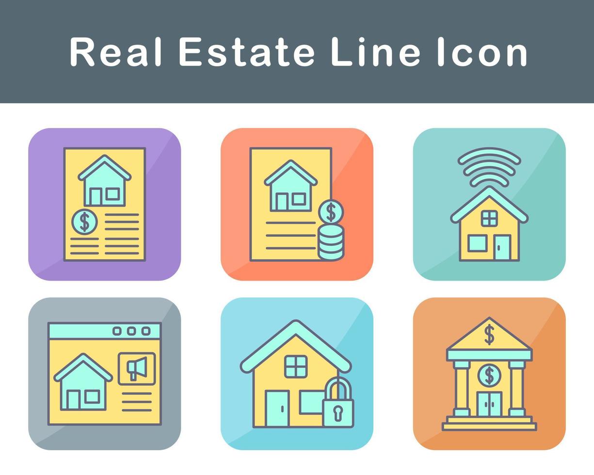 Real Estate Vector Icon Set