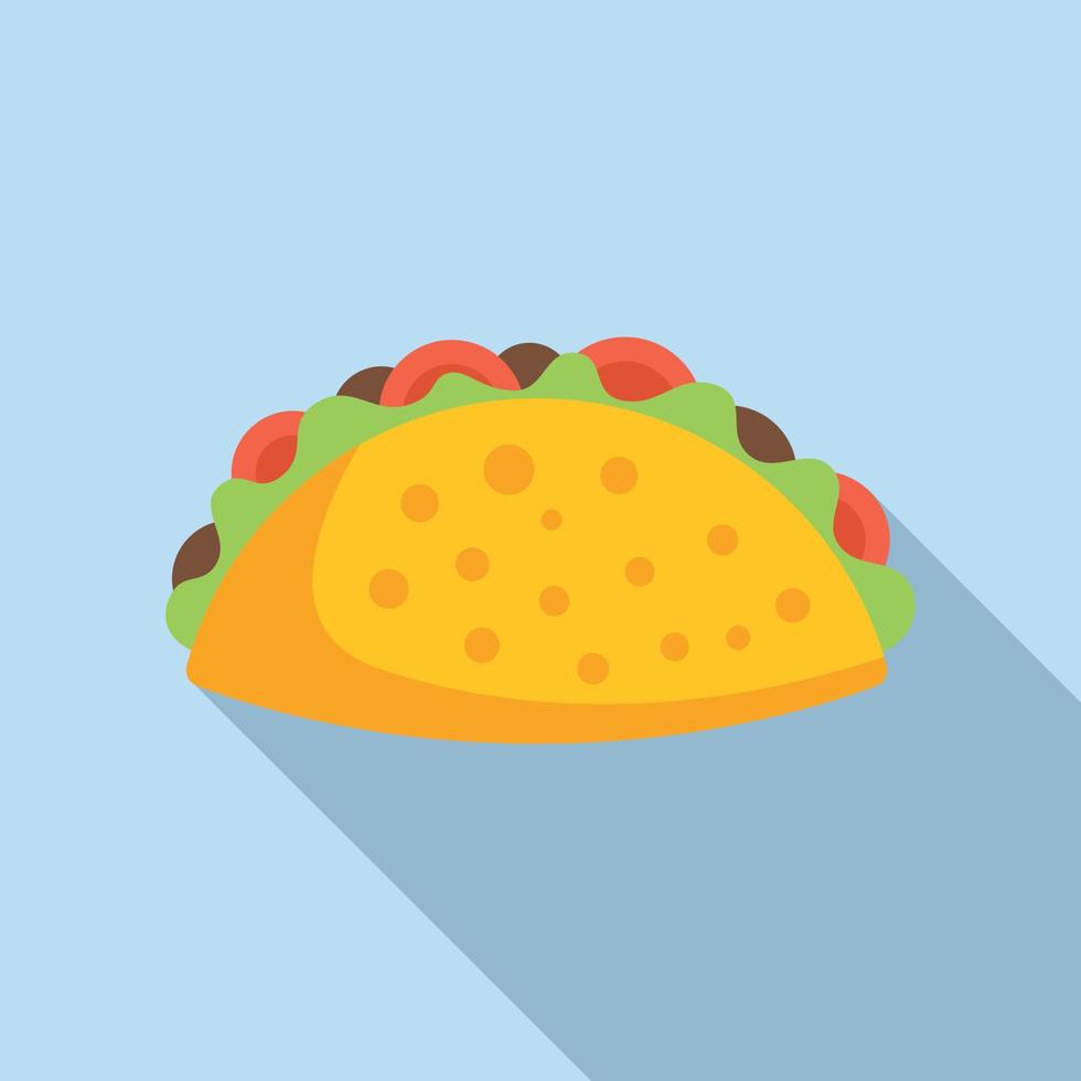 Home sandwich icon flat vector. Takeaway food vector