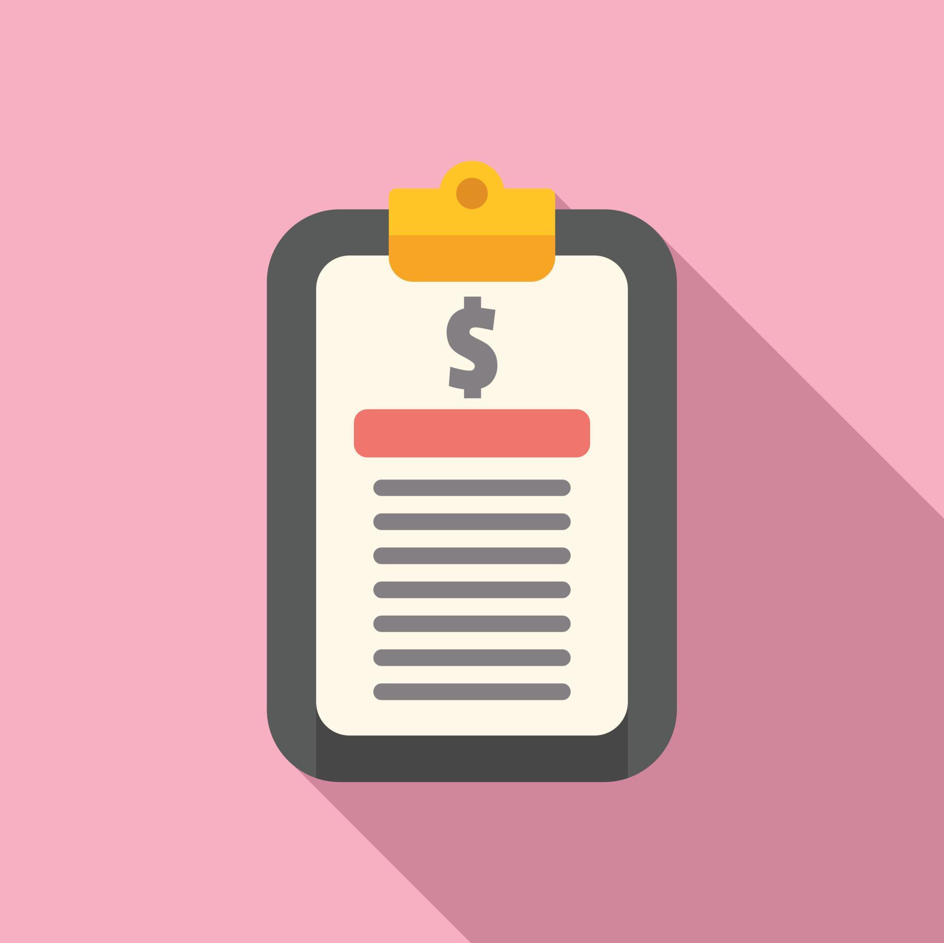 Compensation board icon flat vector. Bank pay 21412054 Vector Art at