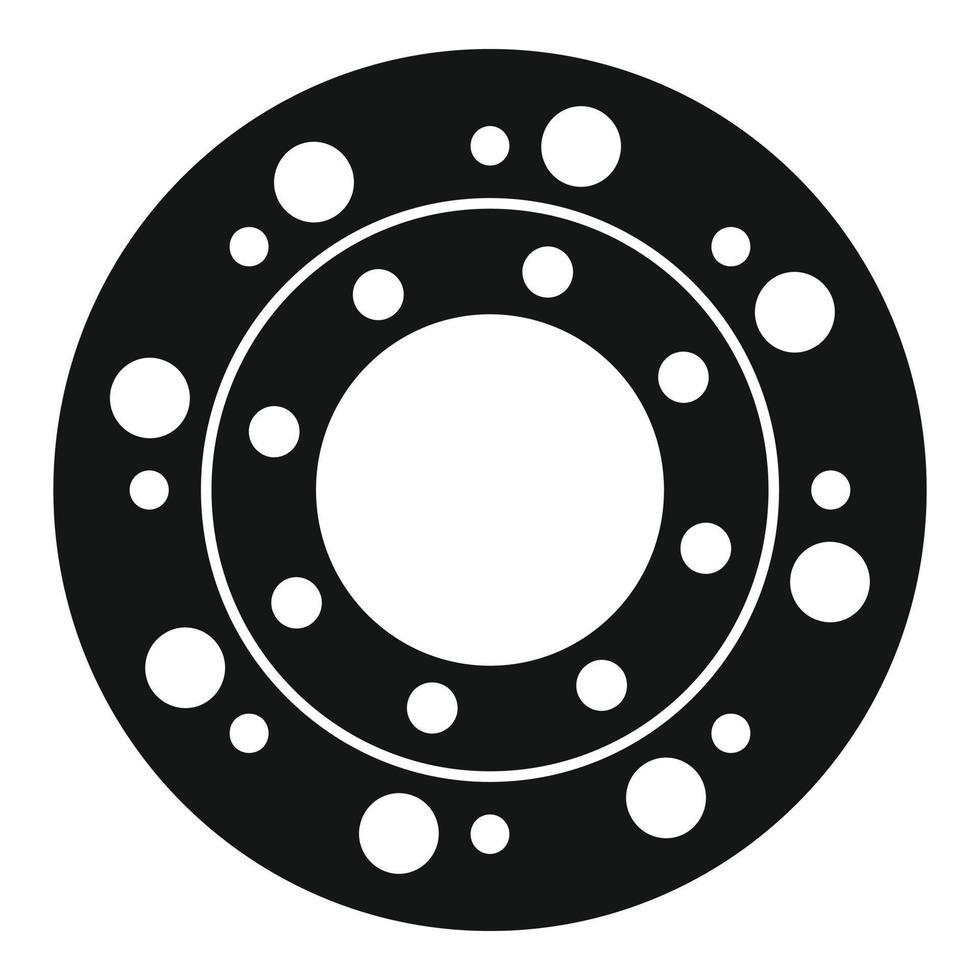Clutch disk icon simple vector. Auto kit vector