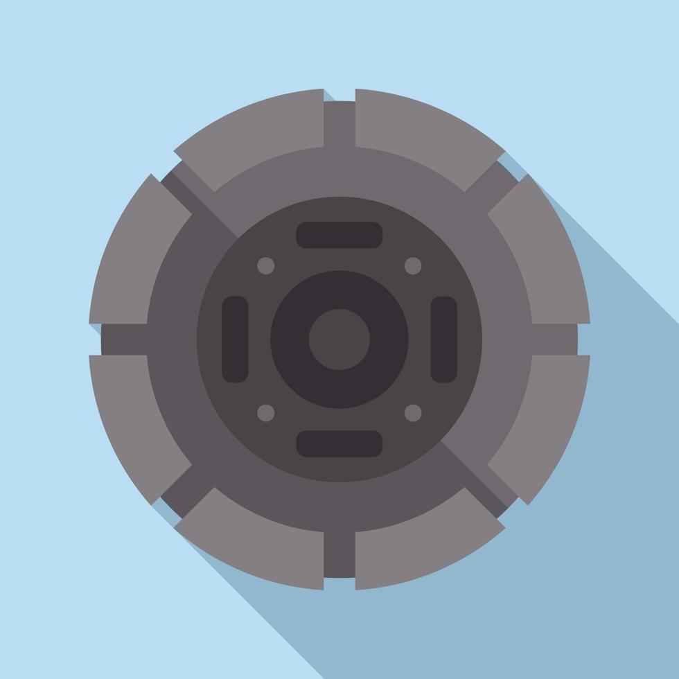 Repair kit icon flat vector. Clutch disk vector