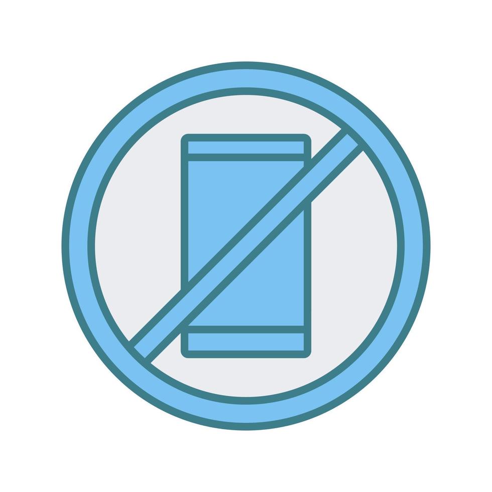 No Cell Phones Vector Icon