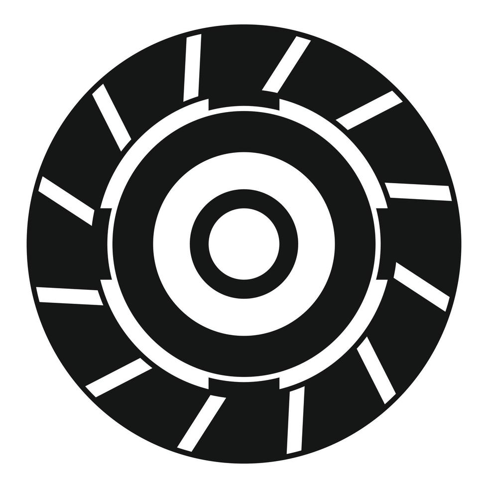Clutch icon simple vector. Car disk vector
