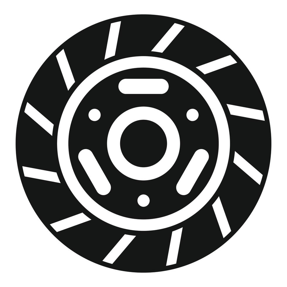 Drive clutch icon simple vector. Car disk vector