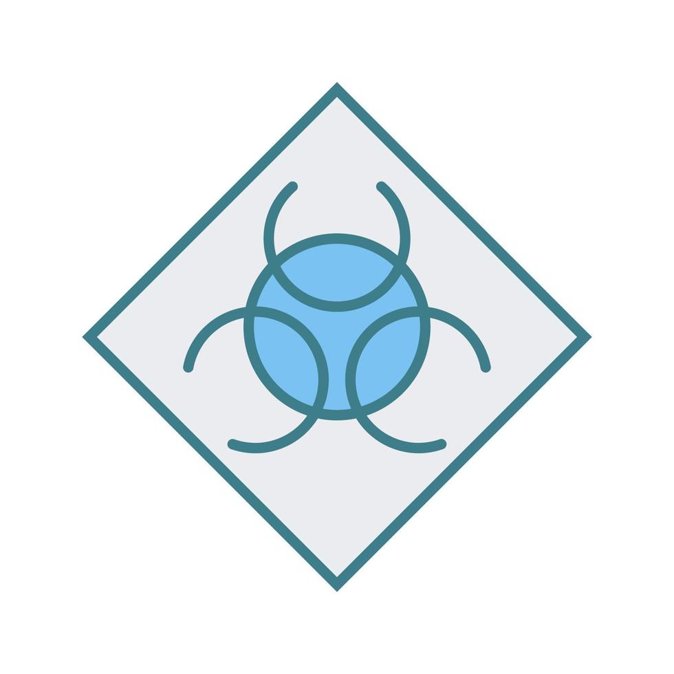 Biological Hazard Vector Icon
