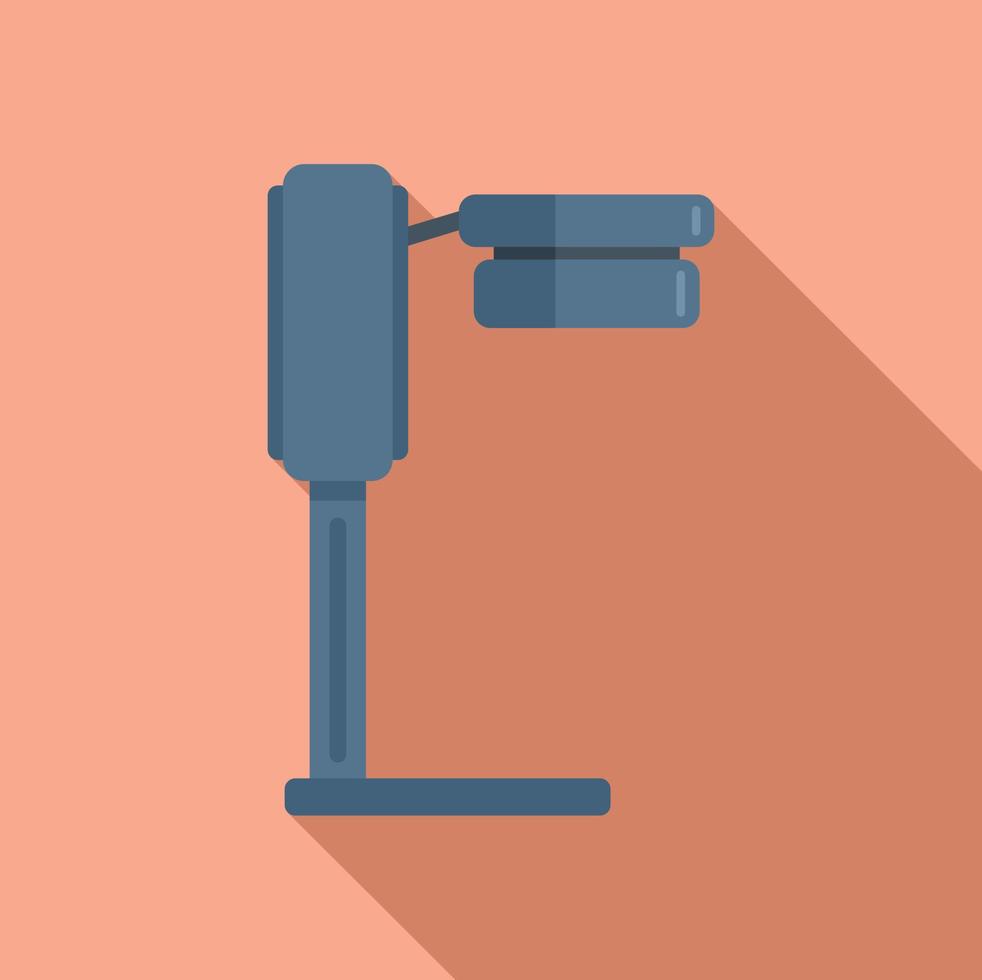 Medical device icon flat vector. Pain joint vector