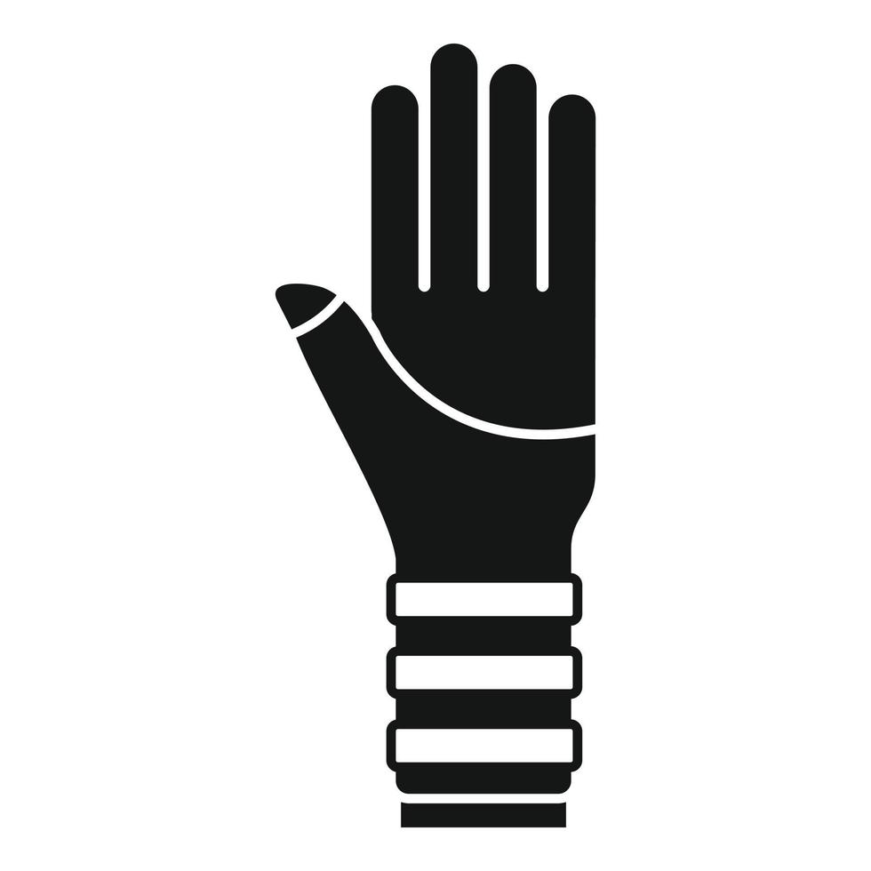 Hand treatment icon simple vector. Medical body vector