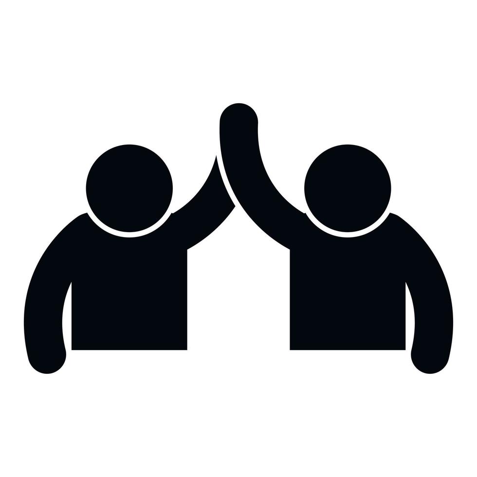 Trust group work icon simple vector. Social business vector