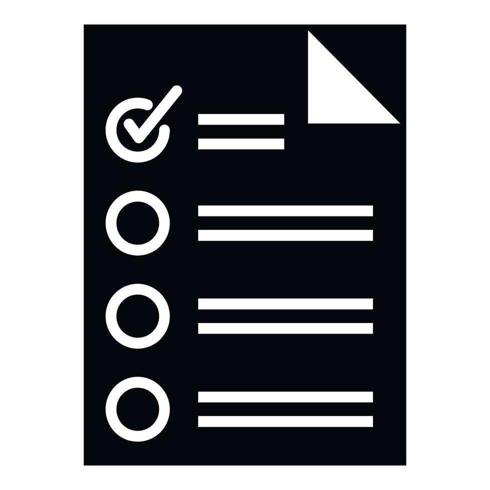 To do list icon simple vector. Social trust vector
