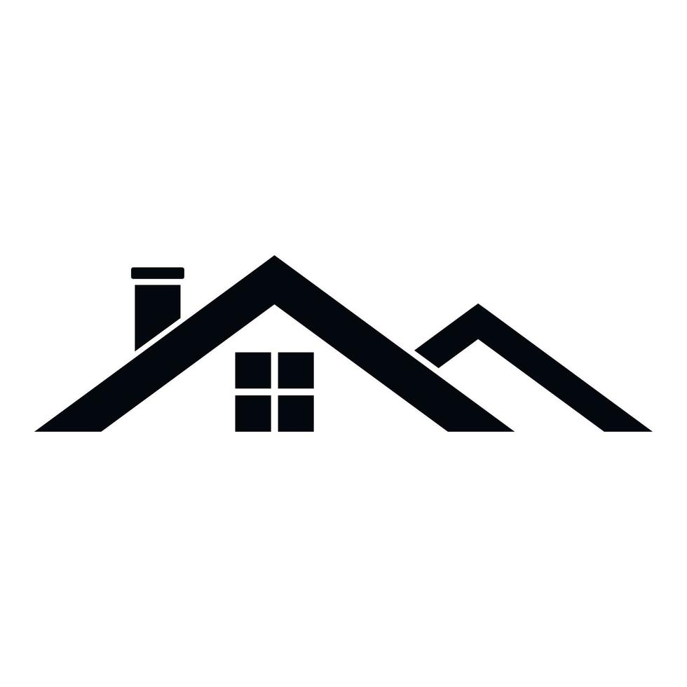 Repair roof icon simple vector. House construction vector