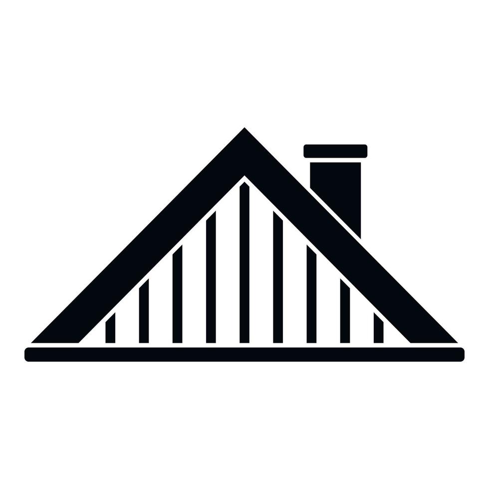 Cover roof icon simple vector. House construction vector