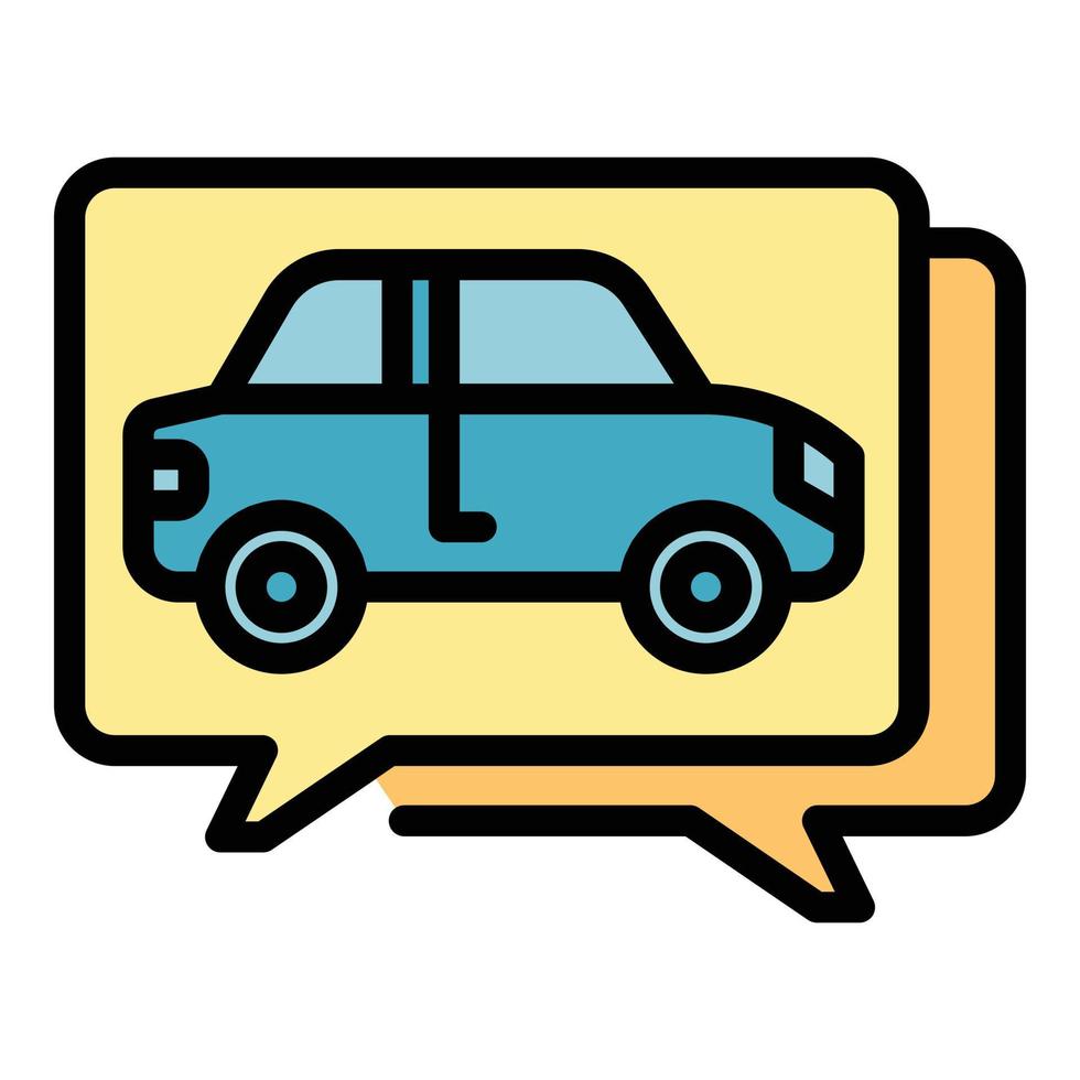 Vehicle purchase icon vector flat