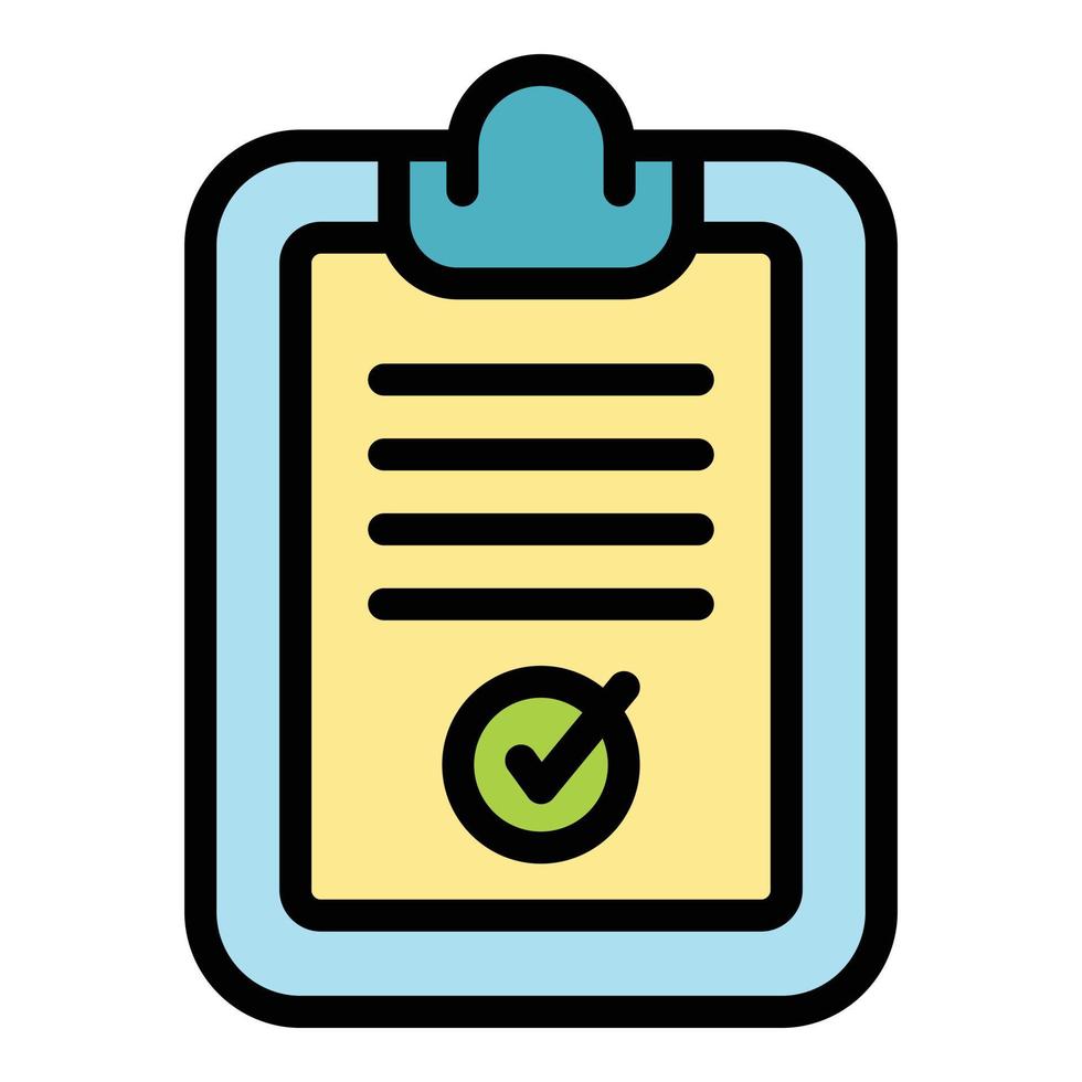 Clipboard hard task icon vector flat