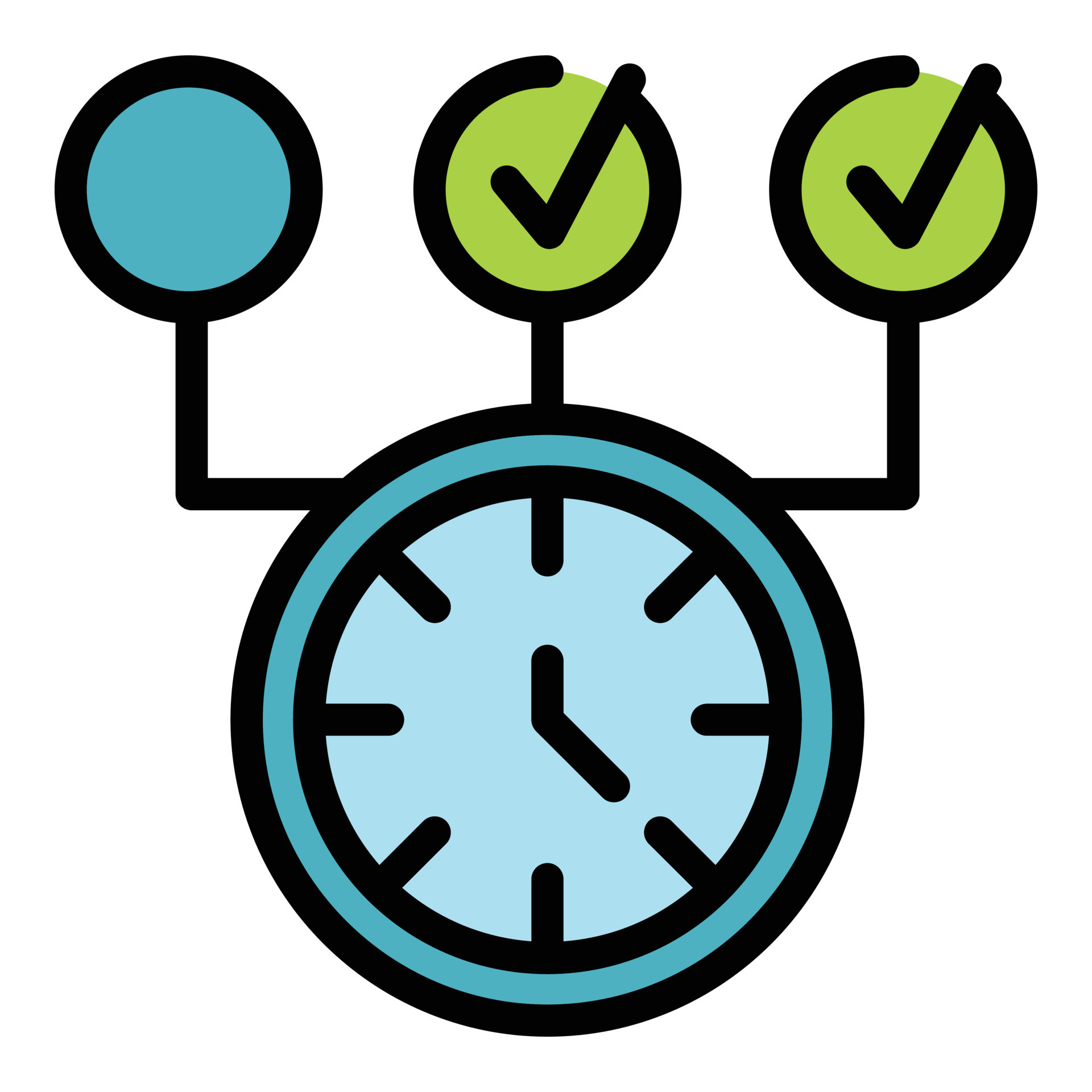 Task schedule hours icon vector flat 21412980 Vector Art at Vecteezy