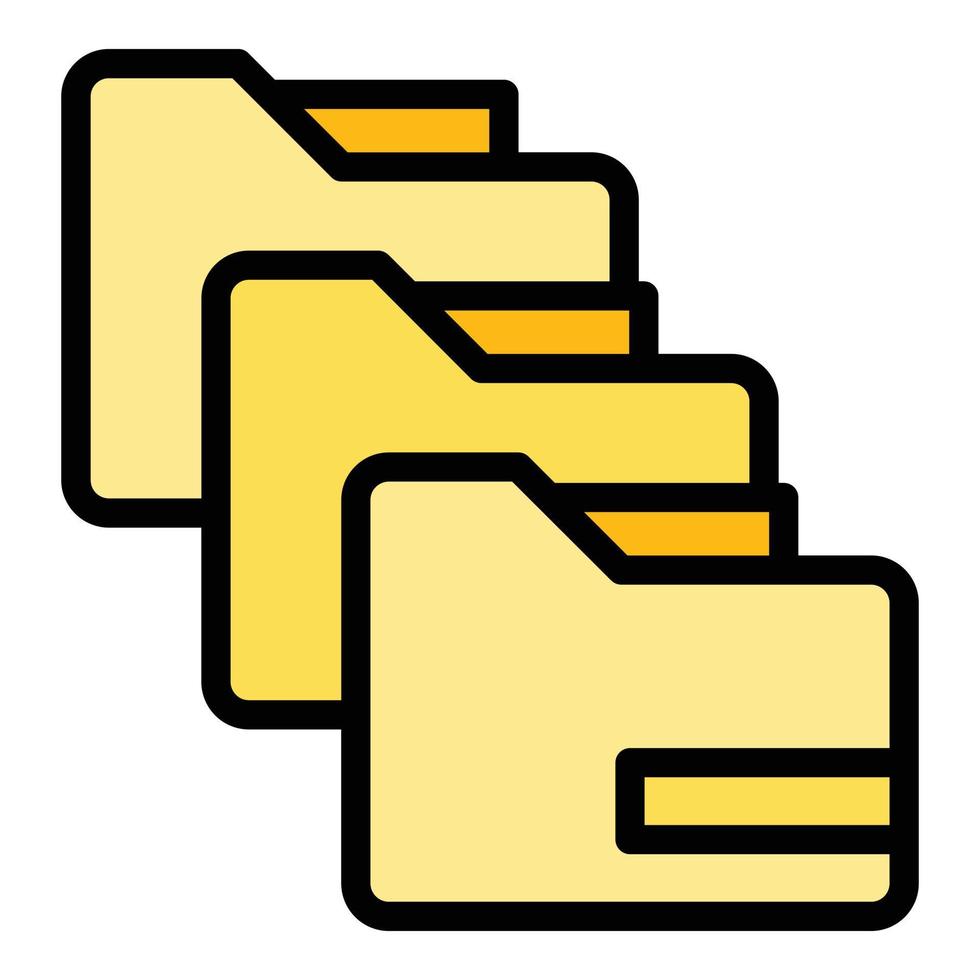 Folder backup icon vector flat