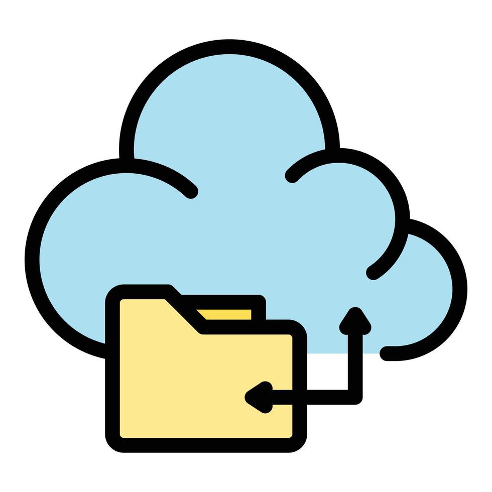 File backup icon vector flat