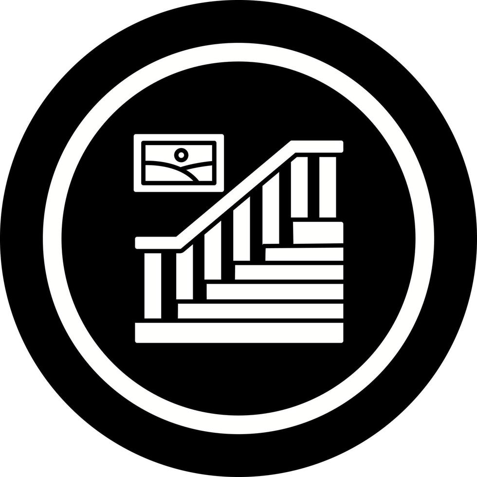 icono de vector de escalera