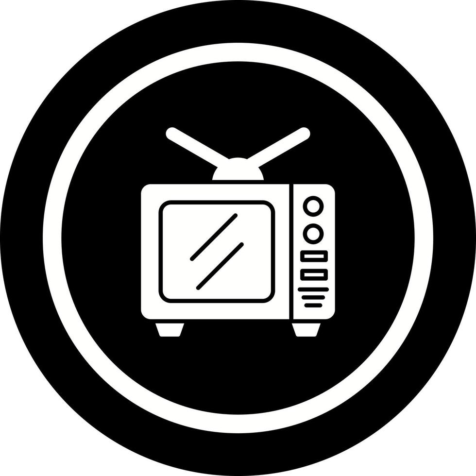 icono de vector de tv