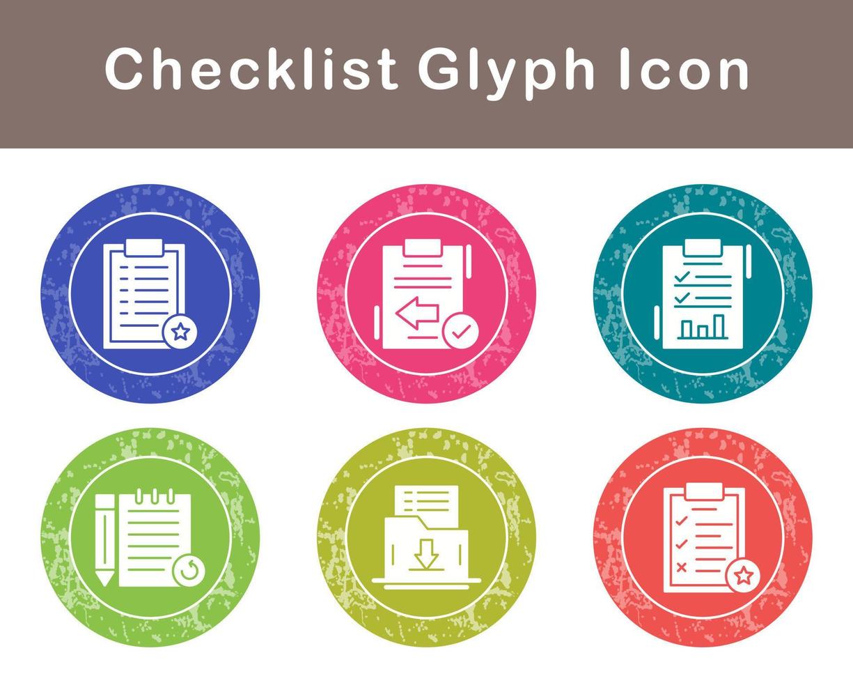 Checklist Vector Icon Set