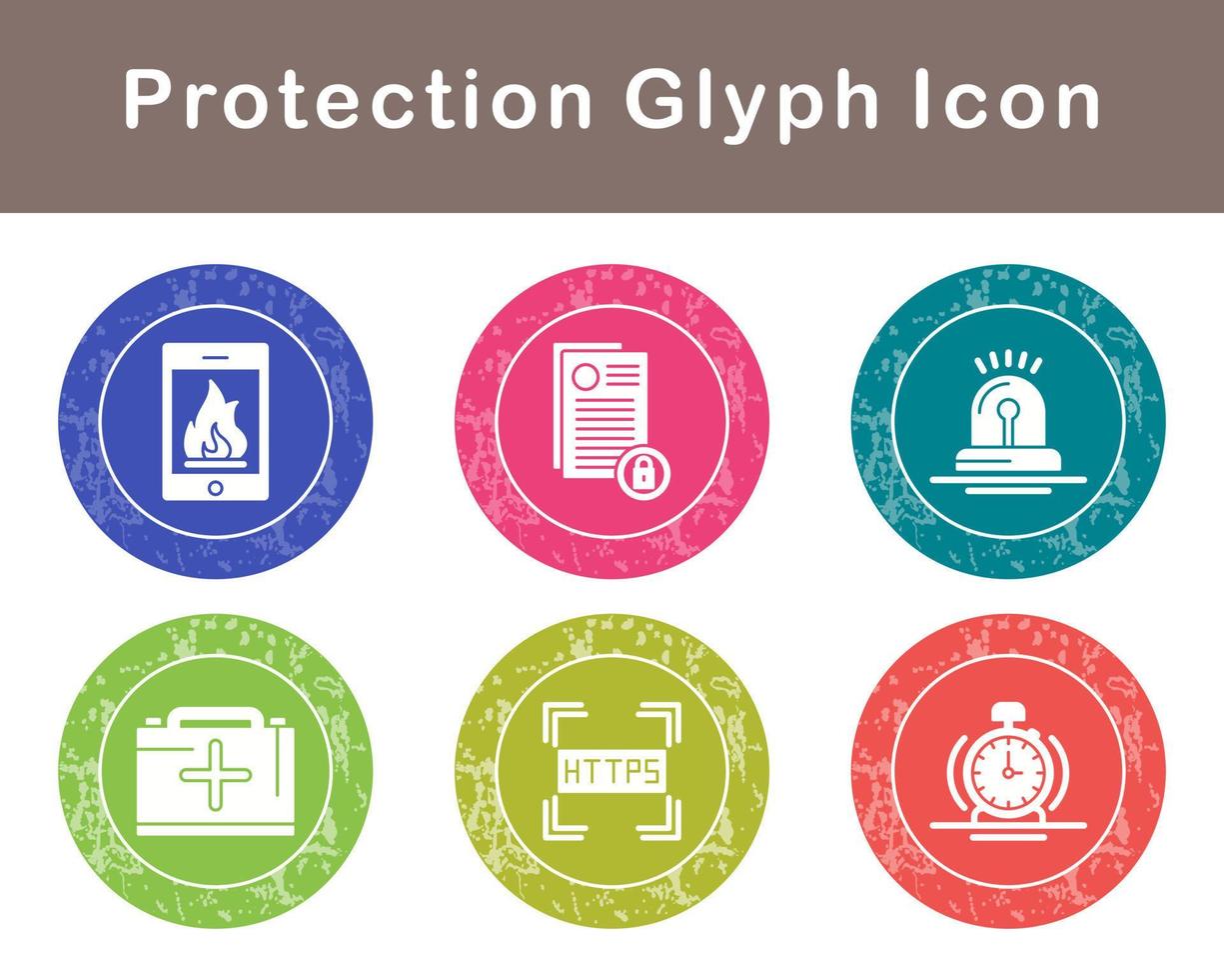 Protection Vector Icon Set