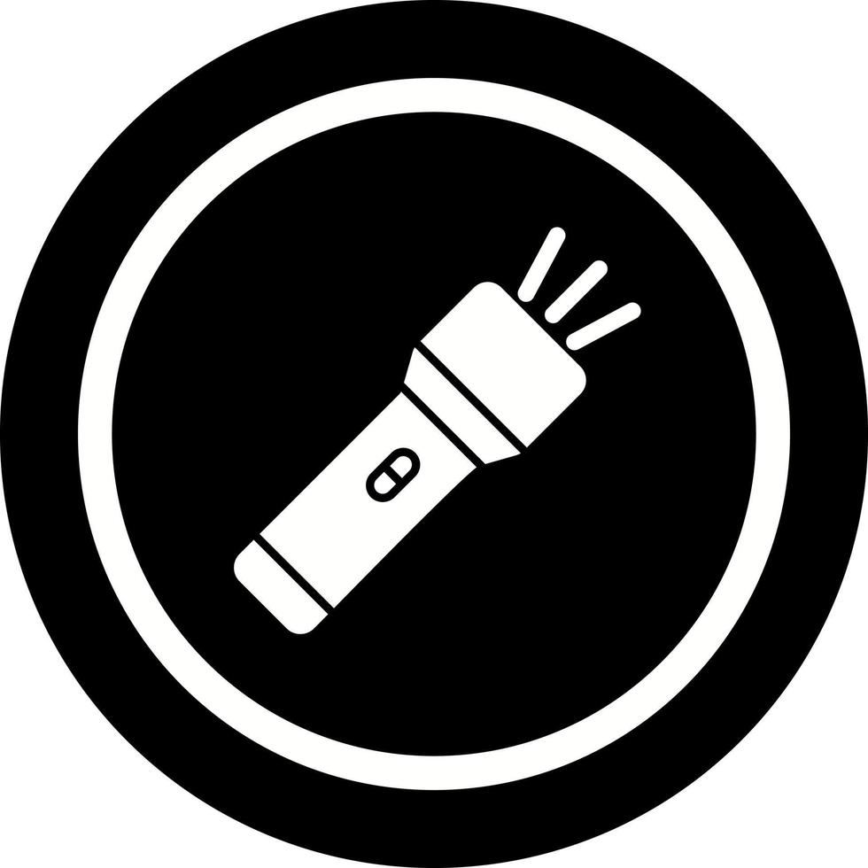 Flashlight Vector Icon