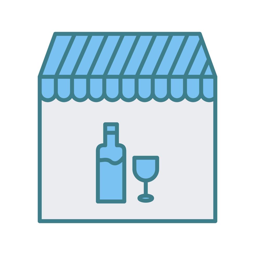 Unique Cafe and Bar Vector Icon