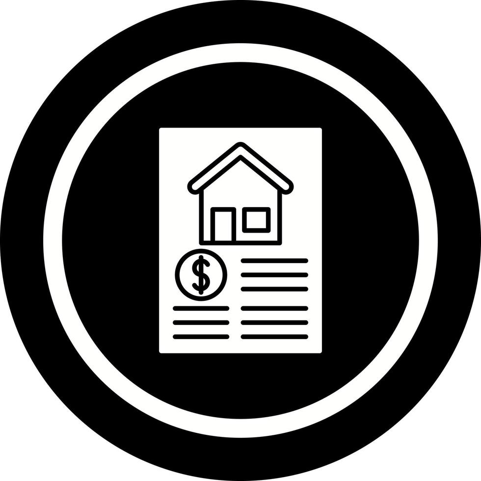 icono de vector de documento