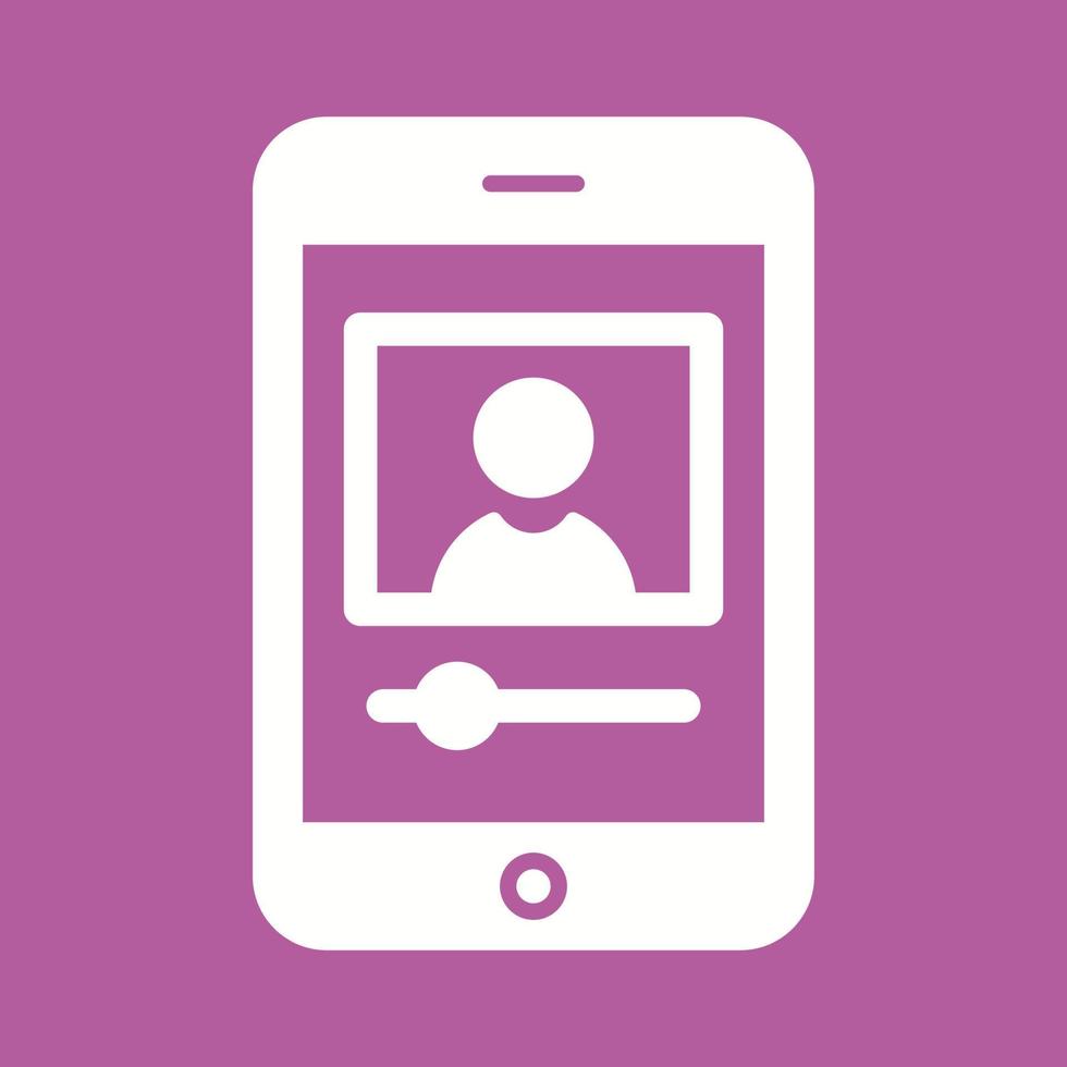 Vlog Unique Vector Icon