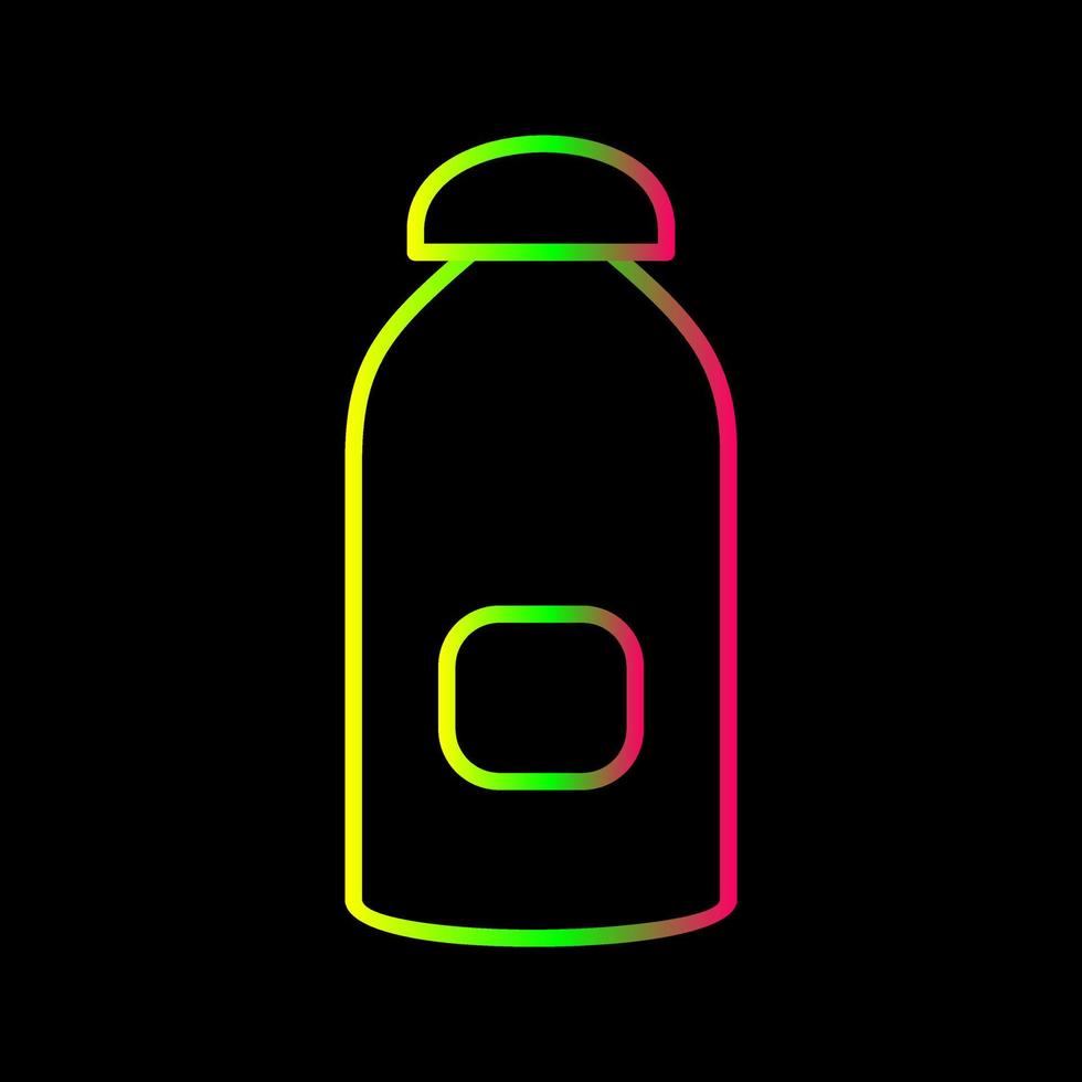 small Bottle Unique vector icon