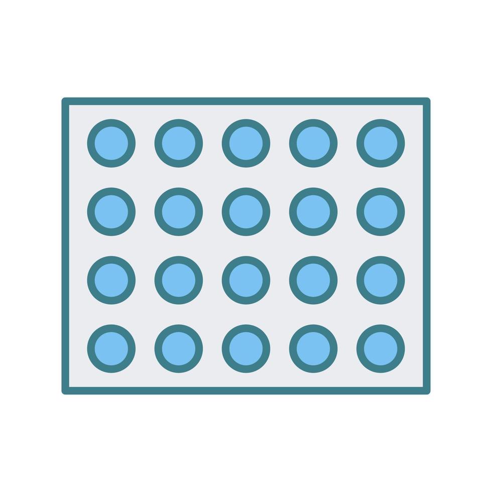 Colored Palette Vector Icon