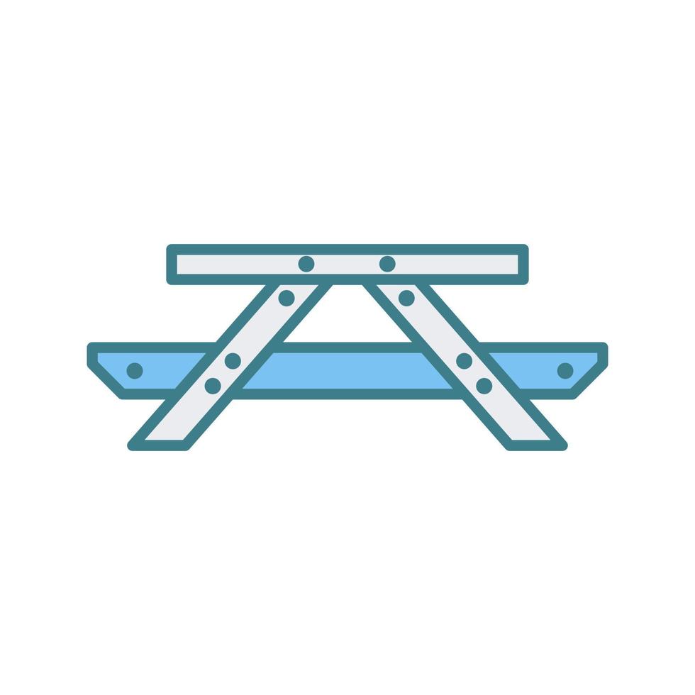 Picnic of Table Vector Icon
