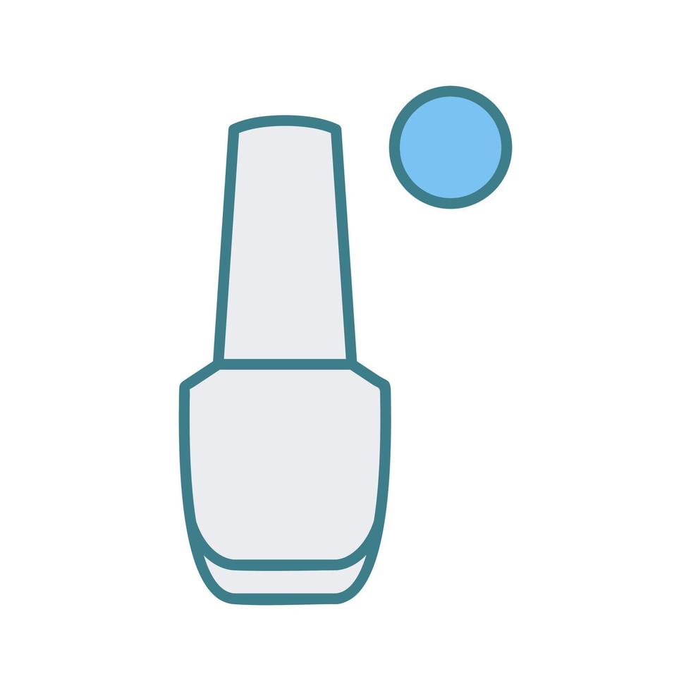 icono de vector de esmalte de uñas