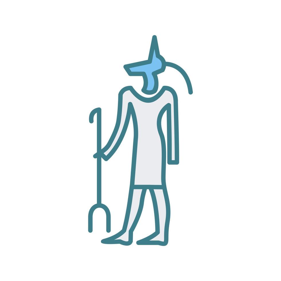 Egyptian god Vector Icon