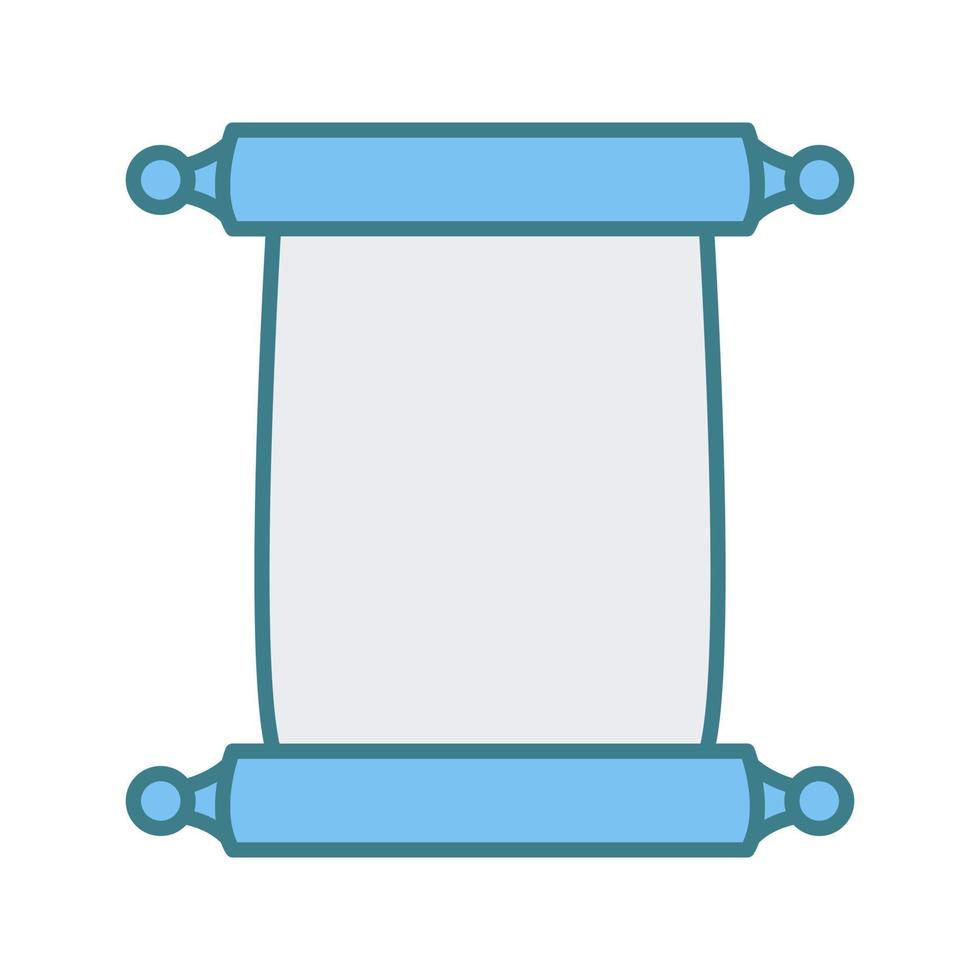 Scroll of Paper Vector Icon