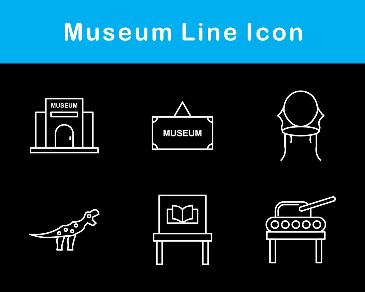 Museum Vector Icon Set