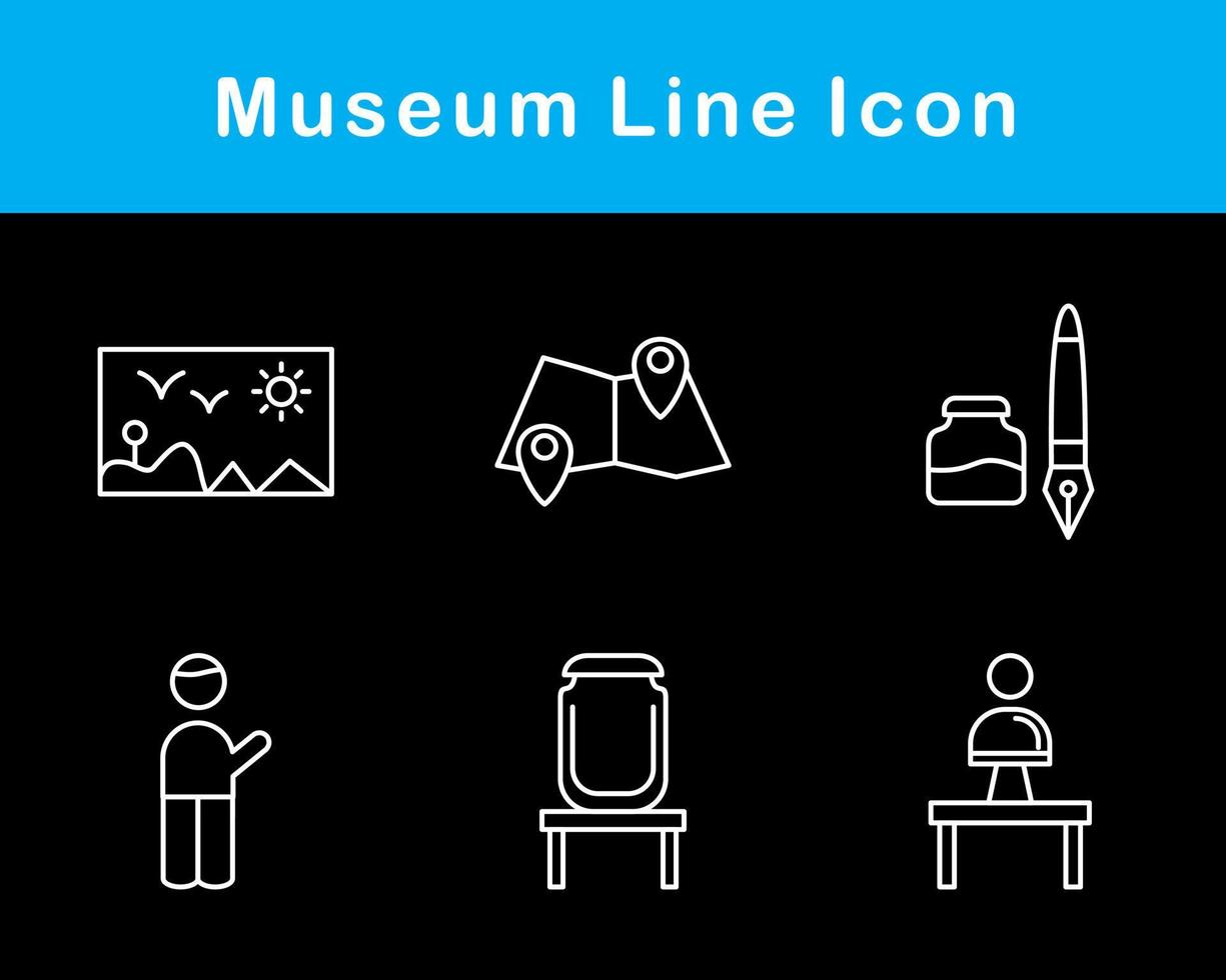 Museum Vector Icon Set