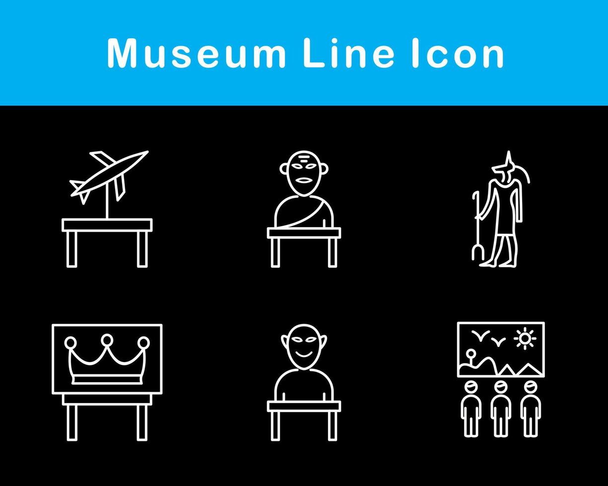 Museum Vector Icon Set