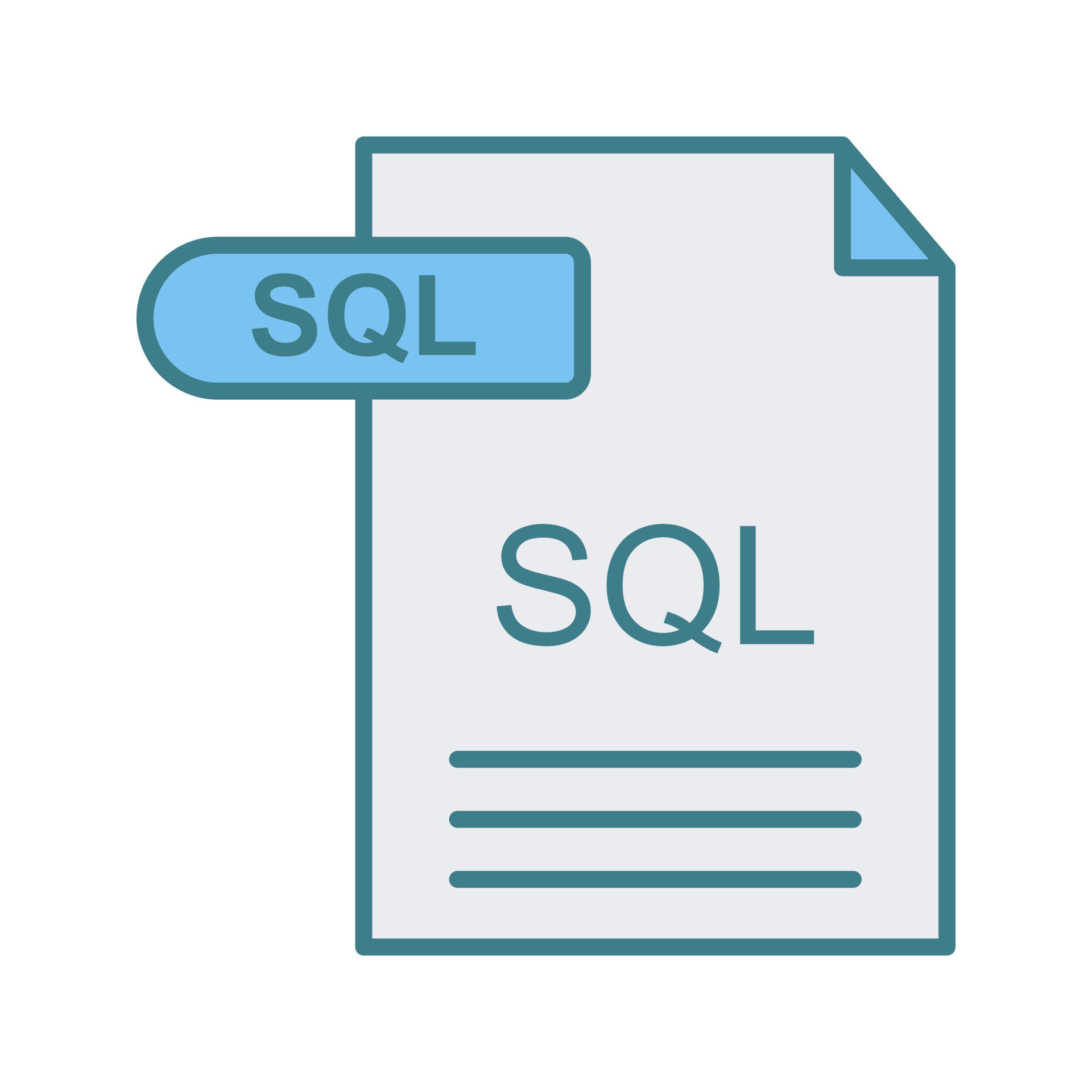 icono de vector de sql 21417023 Vector en Vecteezy