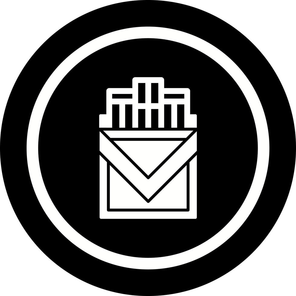 Cigarette Pack Vector Icon